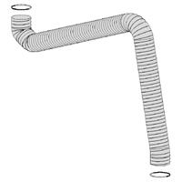 0000101917 EA-2 Hose L=2500 mm/Ø 161 mm, incl. 2 hose clamps