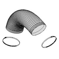0000101940 Antistatic hose L=750 mm/Ø 161 mm, incl. 2 hose clamps