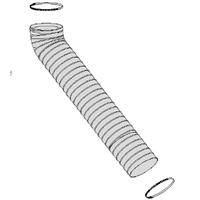 0000101943 Hose L=2150 mm/Ø 161 mm, incl. 2 hose clamps