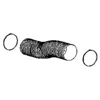0000101954 Hose L=1000 mm/Ø 165 mm, incl. 2 hose clamps