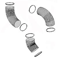 0000102008 Hose set (3) Ø 160 mm (food grade), incl. 6 hose clamps