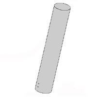 0000102216 Outer tube MM-160-2/H stainless steel