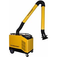 0000110MPKU Plymovent MobilePro Mobile Welding Fume Extractor with KUA Metal Tube Arm