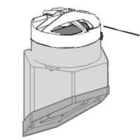 9823000990 Throat Section, Rotahood HD, Complete