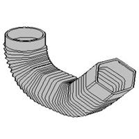 9880020030 Hose Wall /Unit Side (Ultra) Flex (5 pieces)