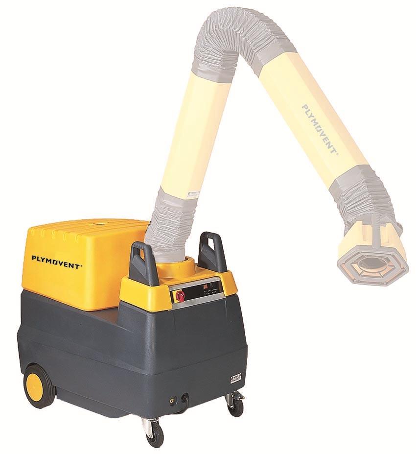 7045-MFS-C  Plymovent MFS-C Mobile Welding Fume Extractor with Self-Cleaning Filter & Internal Compressor (Requires Extraction Arm)