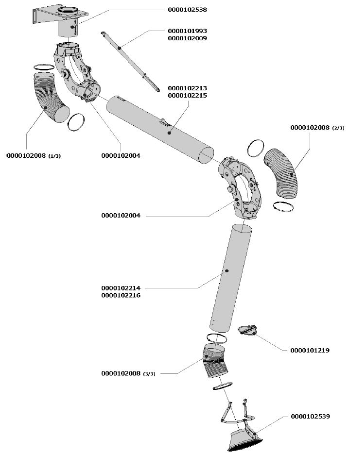 MiniMan 160 ATEX/SS  Spare Parts Breakdown