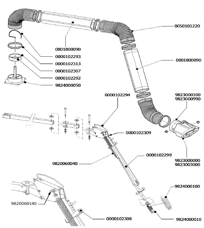 UltraFlex 4 LC Parts Breakdown