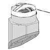 9823000100  Throat section, Rotahood, Complete